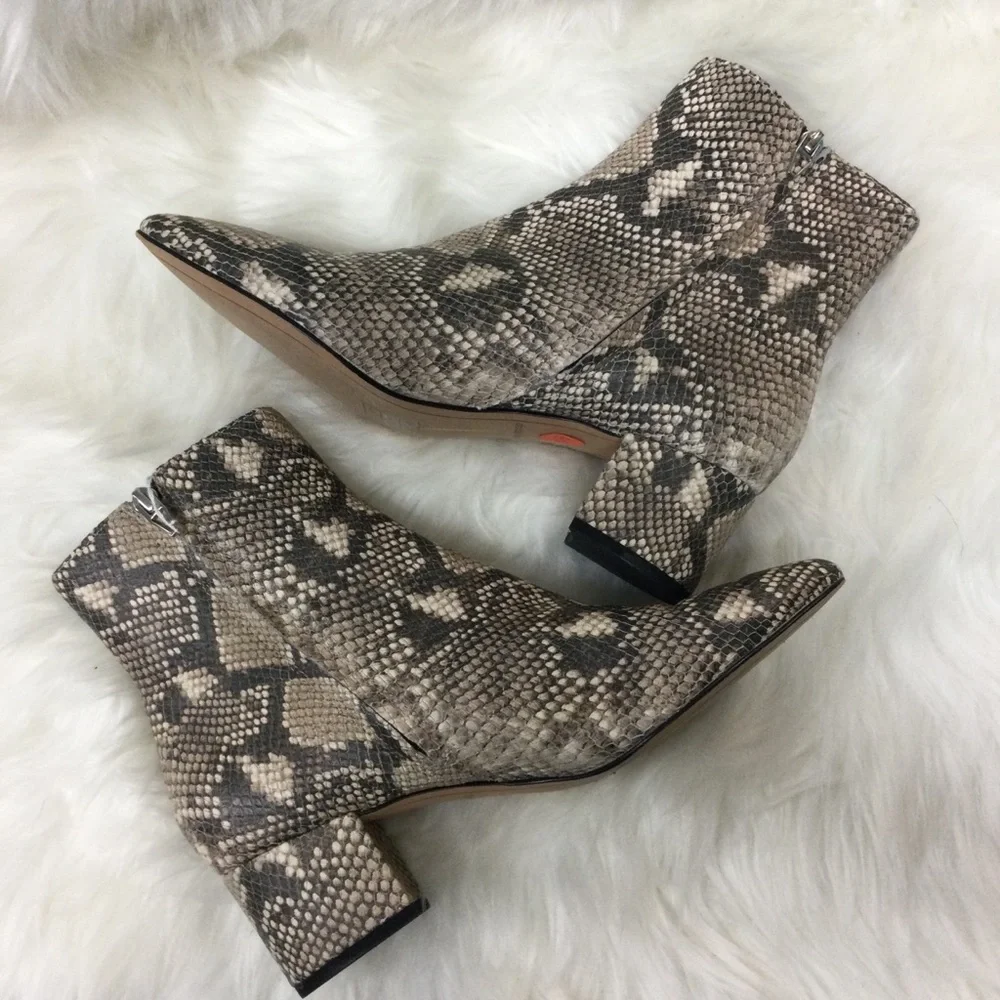 Dolce Vita Bell Ankle Boots - Snake - Size 8 - New w/o box - Picture 6 of 8